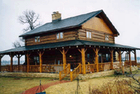 Contrary to popular belief,  handcrafted log homes are NOT more expensive than machined or milled log homes.