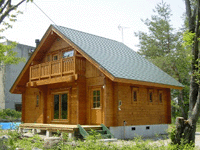 In modern log house factory houses are not made to stock, but for direct delivery to customer and normally according to customer’s individual wishes.