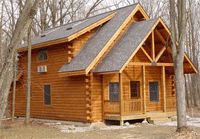 True No-Shop® Cabin - the guesswork is eliminated for buyers and contractors with the most complete log home package in the industry. Kuhns Bros. No-Shop® Cabin consists of components specifically selected for top performance in your ...